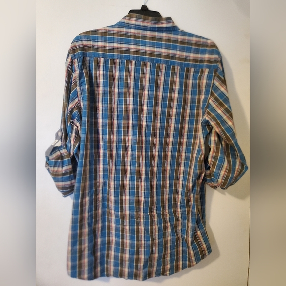 Paper Denim and Co Plaid Large Shirt - Picture 4 of 7